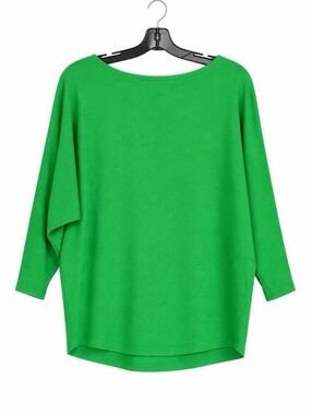 Women's Boatneck Sweater - Green